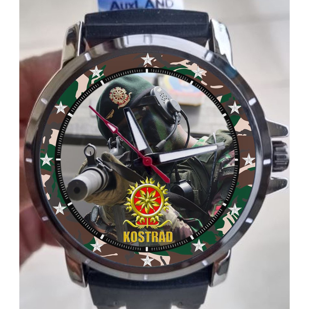 Jam Tangan Custom Keren Terbaru TNI AD KOSTRAD Elite