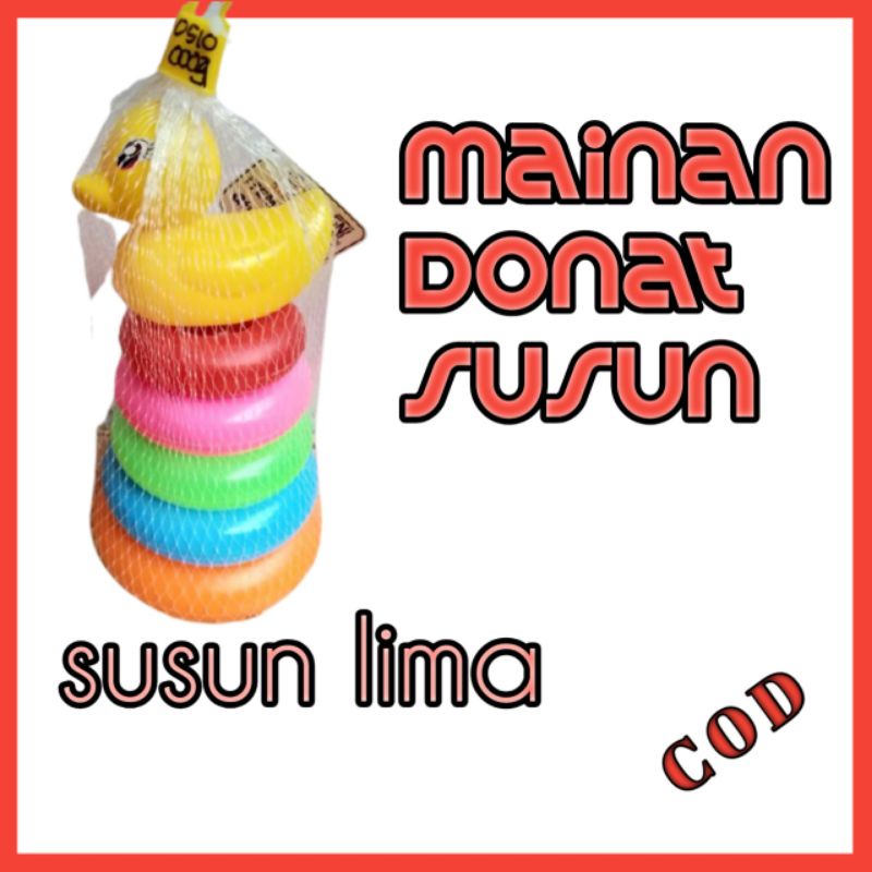 Mainan anak susun susunan/Mainan edukasi anak 1tahun/mainan edukasi anak 2tahun/mainan anak susun