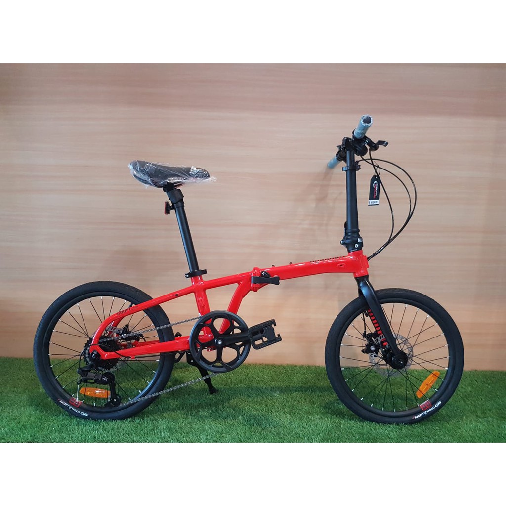 SEPEDA LIPAT DOMINATE COUPE COMP (21) NEON DARK RED