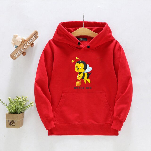 Hoodie Anak Unisex Honey Bee Size M-XL