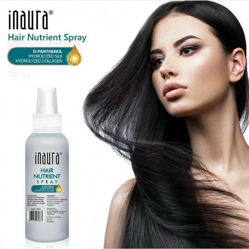 ⭐ BAGUS ⭐ INAURA VITAMIN SPRAY / NO FRIZZ | Perawatan Rambut Kusut / Rusak