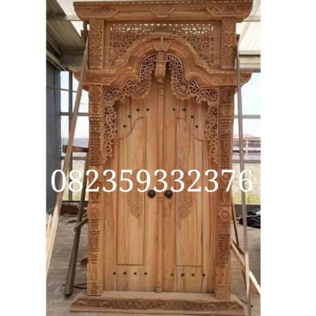 Pintu gebyok jati murah ukir jepara
