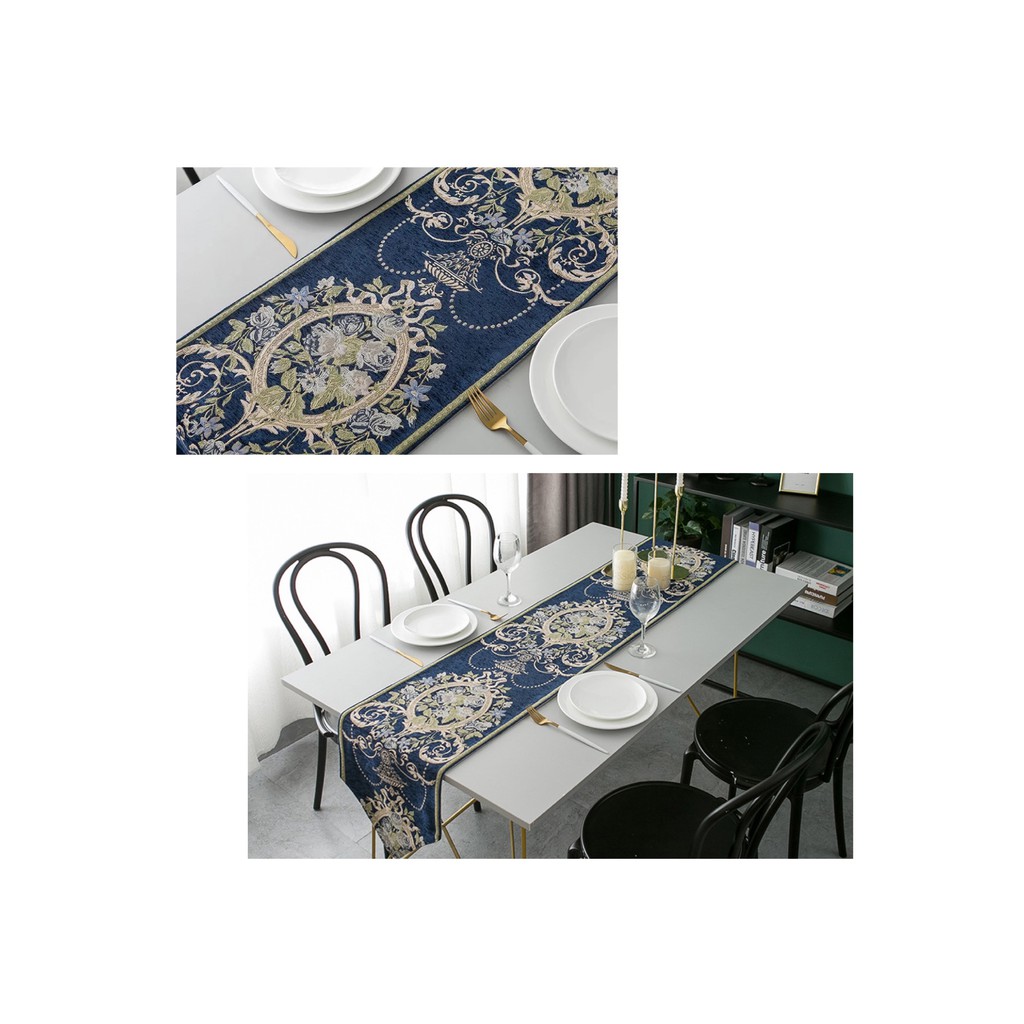 Table Runner/Taplak Meja Tamu/Taplak Meja Makan Minimalis Modern Desain Eropa Utara Varian 13