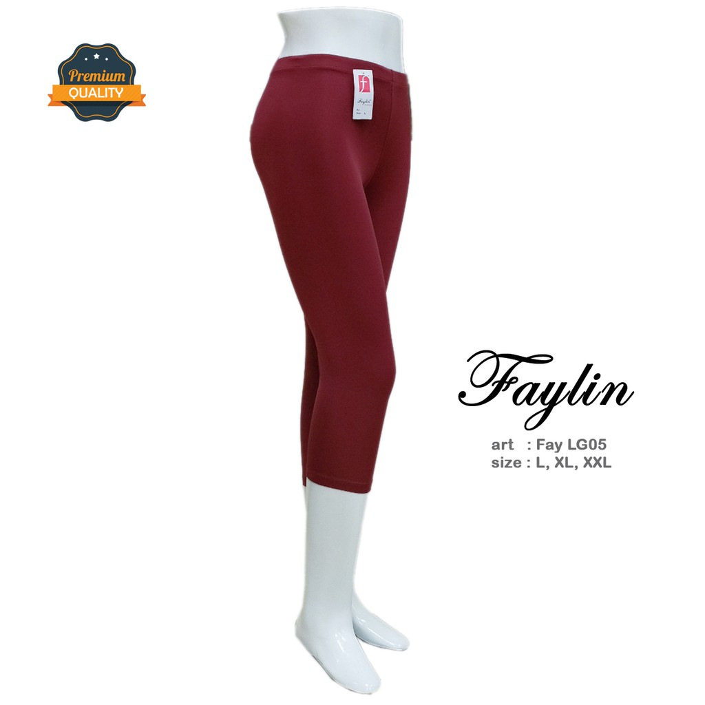 FAYLIN | Leging 7/8 Dewasa Model Celana Ketat art Fay LG05