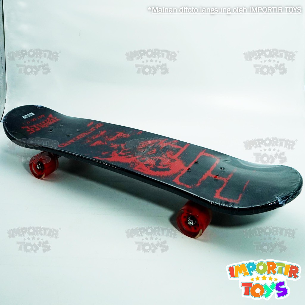 Mainan Skateboard Besar Plastik Berkualitas Berbagai Motif Yang Elegan