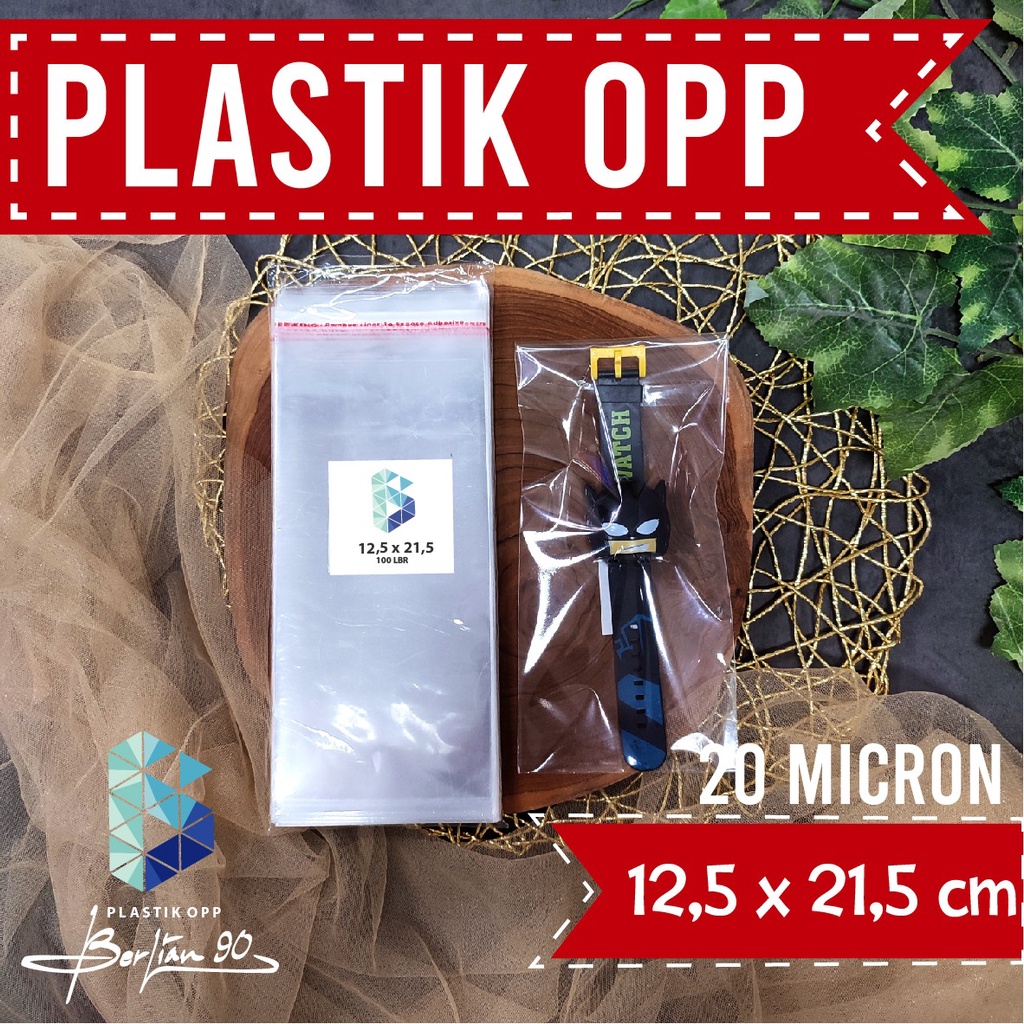 

PLASTIK OPP 12,5 X 21,5 CM 20 MIC