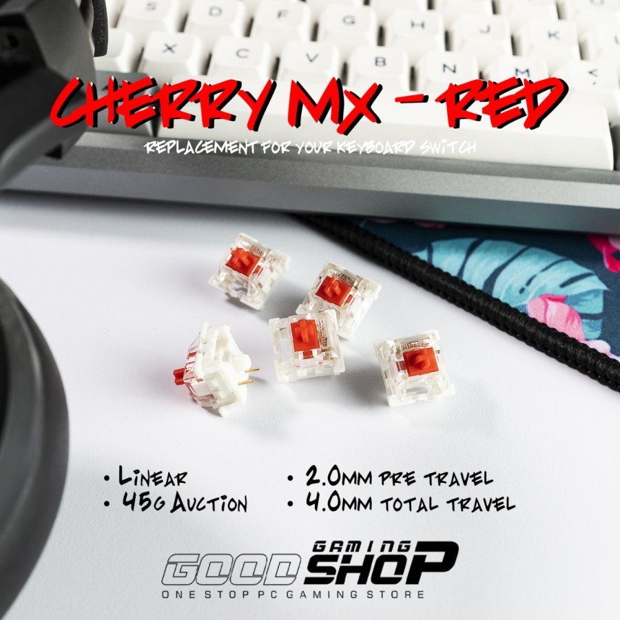 CHERRY MX RGB CLEAR SWITCH - PLATE MOUNT