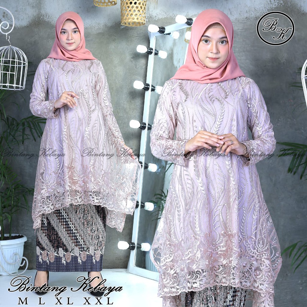 PROMO SET TUNIK BORDIR TIMBUL / SET TUNIK TULLE BORDIR