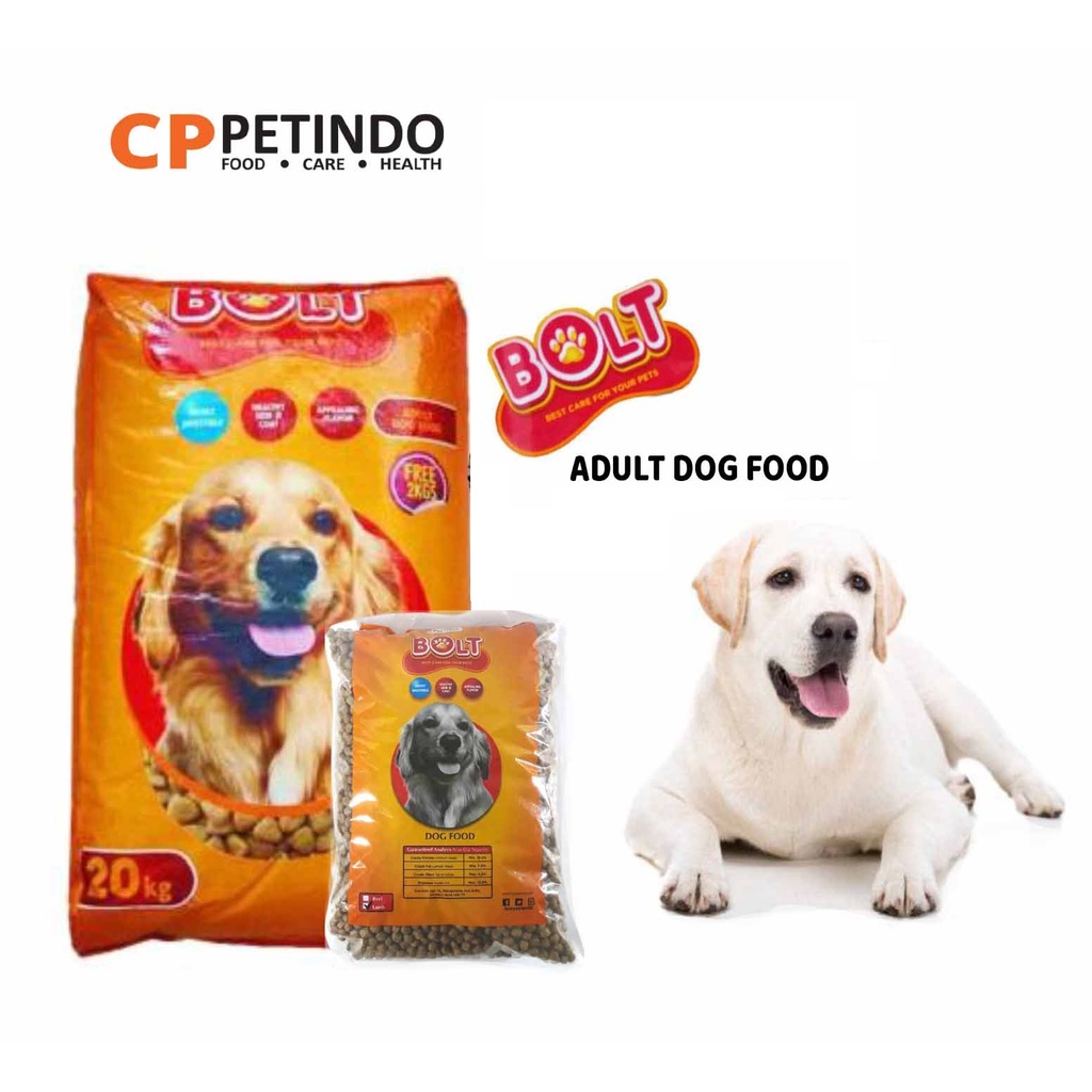 Bolt Dog 1kg Repack Makanan Anjing