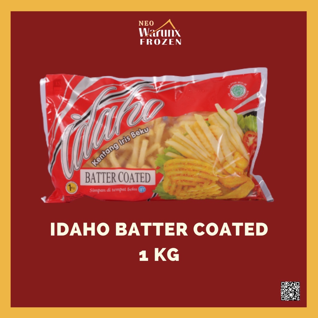 

Idaho Kentang Goreng Batter Coated Berat 1kg [HALAL]