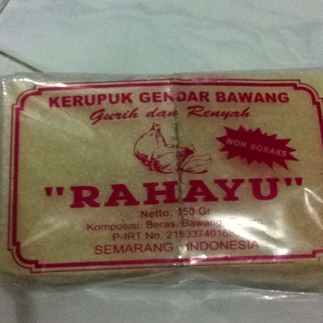 

Kerupuk khas Semarang