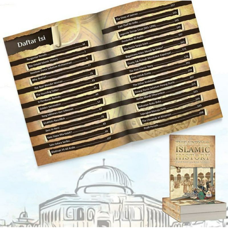 BUKU THE UNTOLD ISLAMIC HISTORY GEN SALADIN JILID 1 - SEJARAH ISLAM YANG BELUM TERUNGKAP HC EDGAR HAMAS