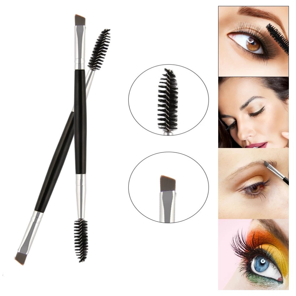 Brush Spoolie 2 in 1 Dua Sisi Untuk Alis / Bulu Mata