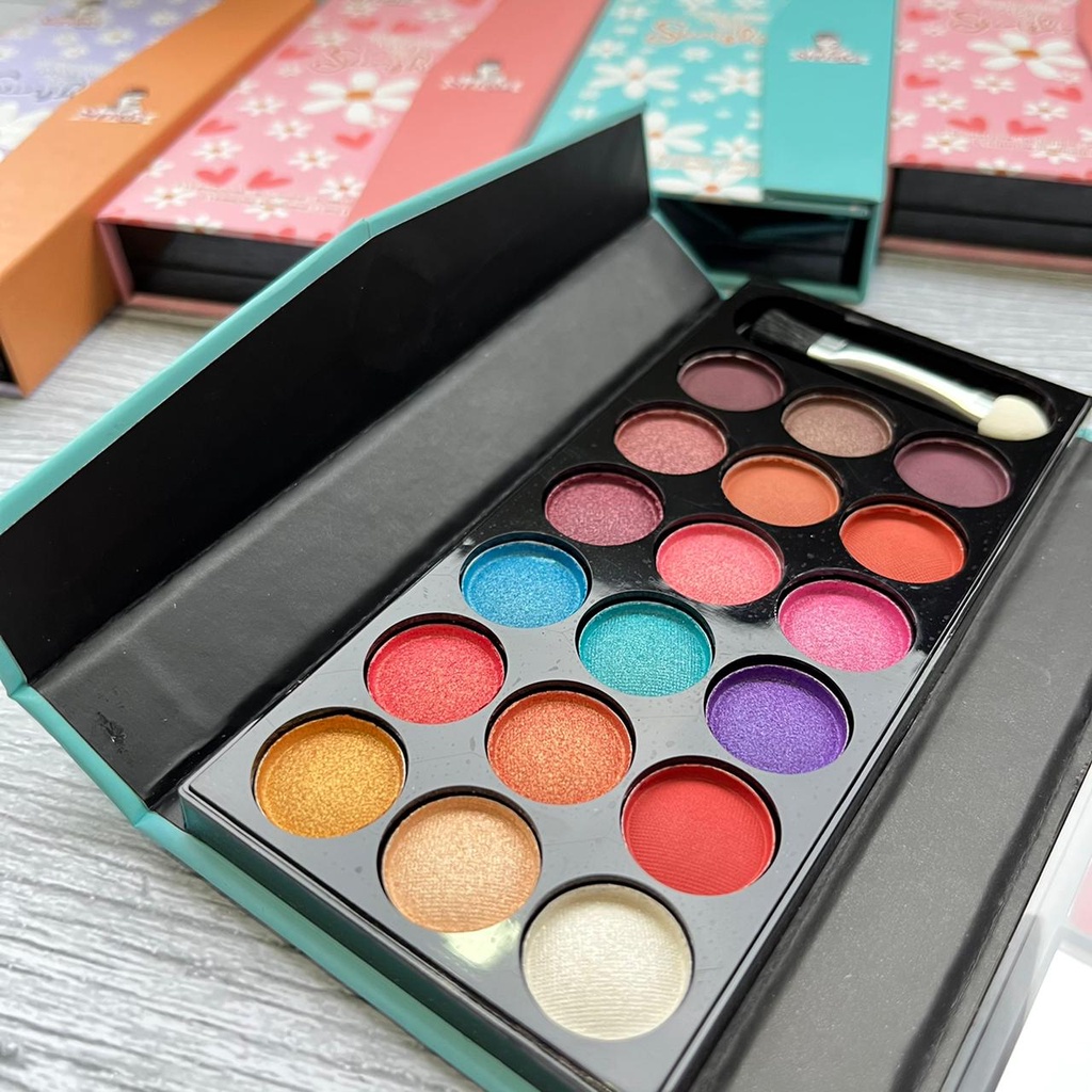 [BPOM] SHERBY Make Up Pallete bentuk Dompet Brilliant Series - MERMAID EDITION ( 8002 )