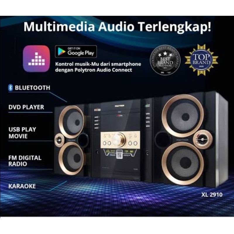 speaker XL 2910 Polytron mp3 radio bluethoot aux khusus cirebon kota
