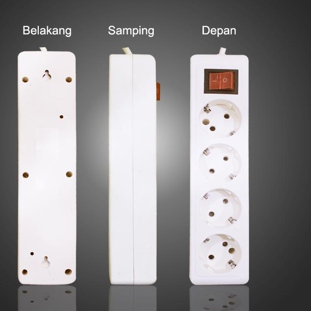 ⭐Rame-Rame Stop Kontak Kabel 2/3/4/5 Lubang 3 Meter Stop Kontak Listrik Gecom | BIG SALE | New event