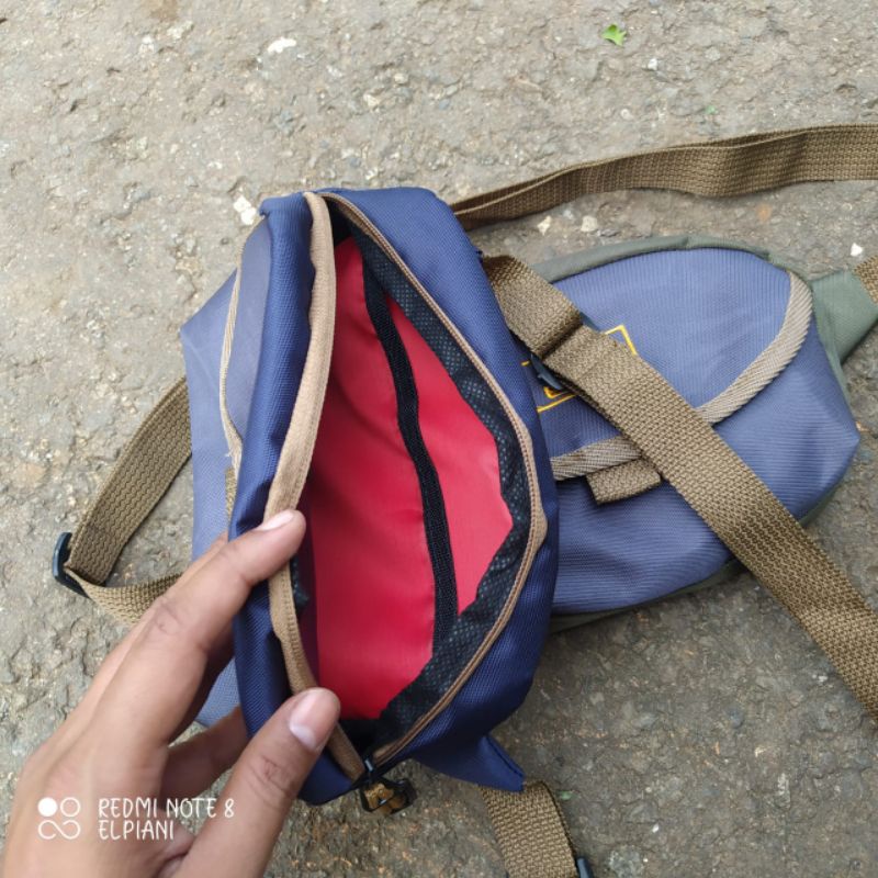 tas waistbag pria wanita/tas selempang murah/waistbag elvis/tas pinggang  - arfa