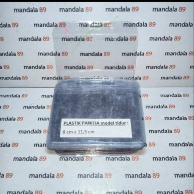 

PLASTIK PANITIA 8x11,5 CM model tidur // PLASTIK ID CARD @100 lembar