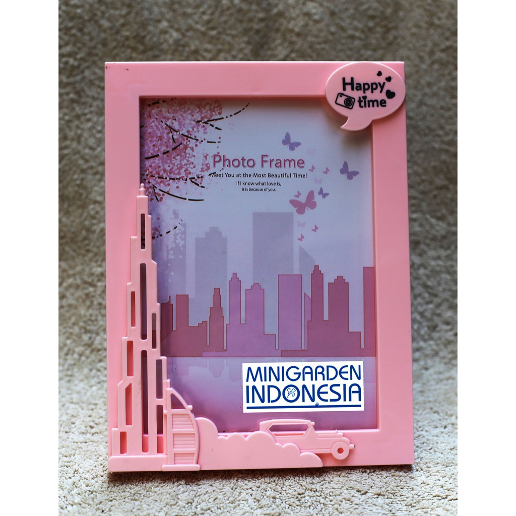 Frame foto seri happy time 5R MGI Kado 005 bingkai pigura photo halus ( ada kotak kardus )