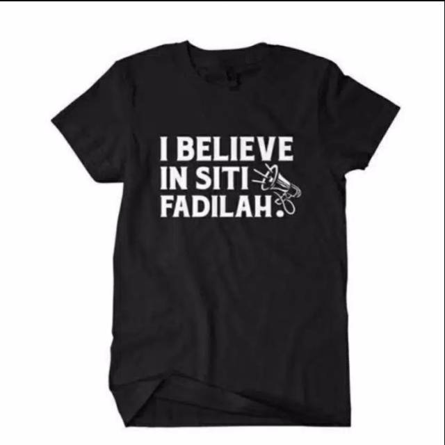 (Unoficial) kaos distro kekinian diasain covid-19 - I believe in siti fadilah