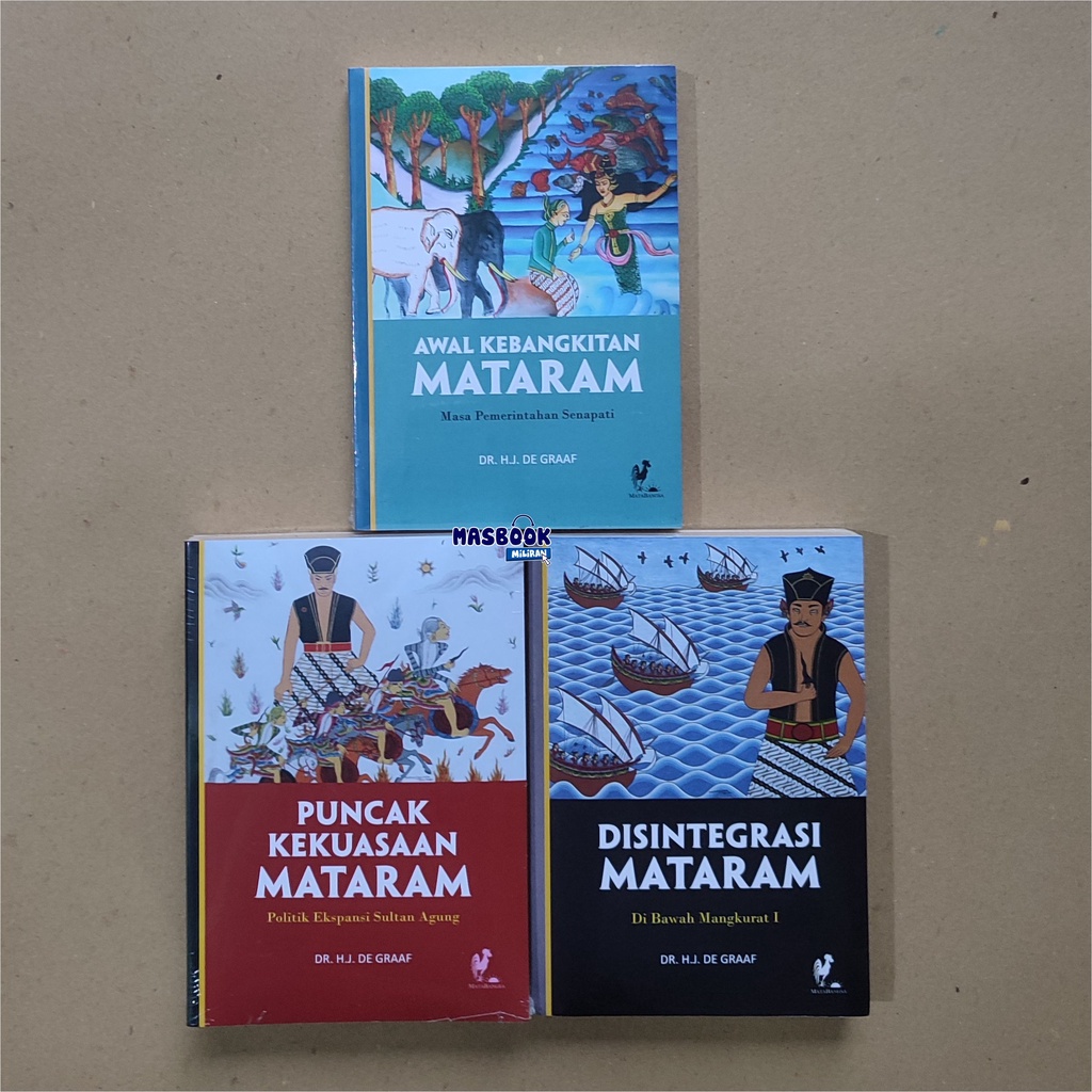 PAKET BUKU SEJARAH MATARAM - DR. H.J. DE GRAAF