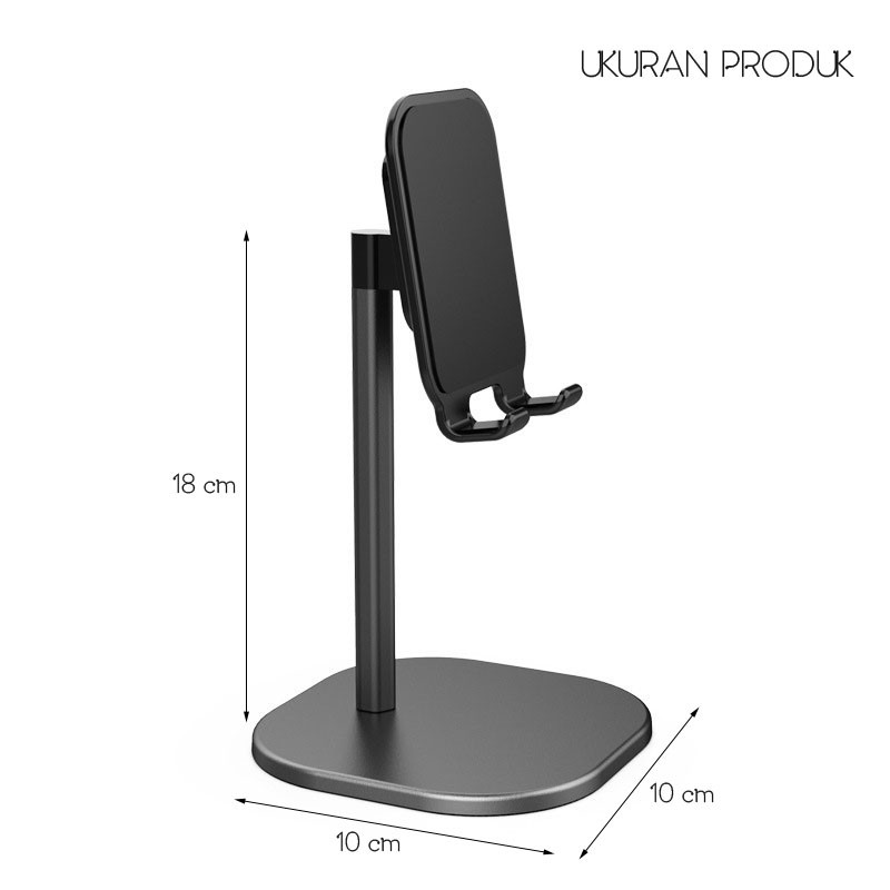 TA-007 Dudukan HP Aluminum/Tempat Handphone/Phone Holder Premium