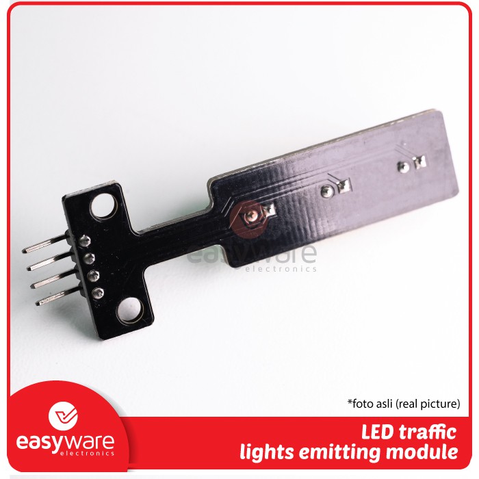 LED traffic lights emitting module