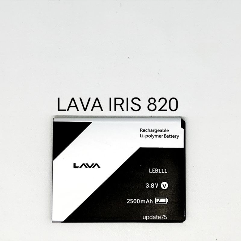 Baterai Lava Iris 820 LEB111 LEB 111