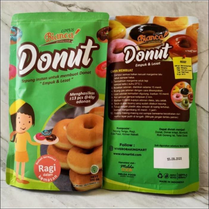 

PREMIX Instan Tepung Bianca Donat Tepung Donut Lotus