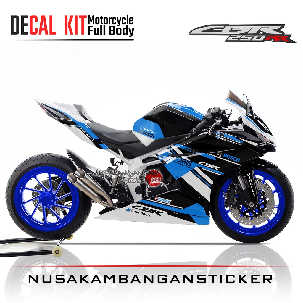 Stiker CBR 250 RR – Audi Sport Blue