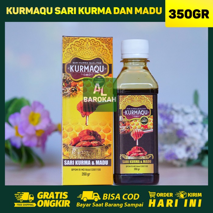 

KurmaQu Sari Kurma dan Madu Asli 100% Original KURMAKU QURMAQU