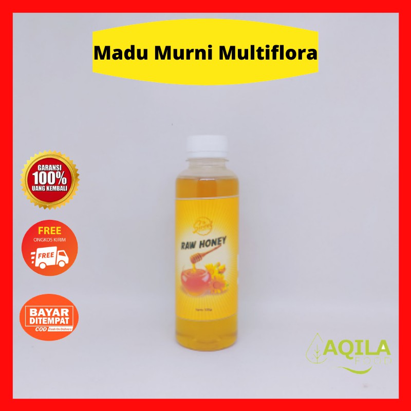 

✔Madu Murni Nektar Bunga Multiflora Asli Nusantara Raw Honey Madu Mentah 100% Murni Tanpa Campuran