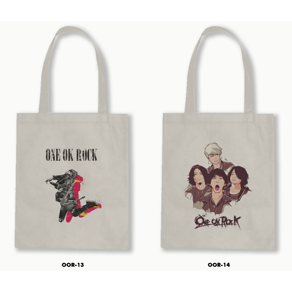 TOTE BAG BLACU - ONE OK ROCK .01