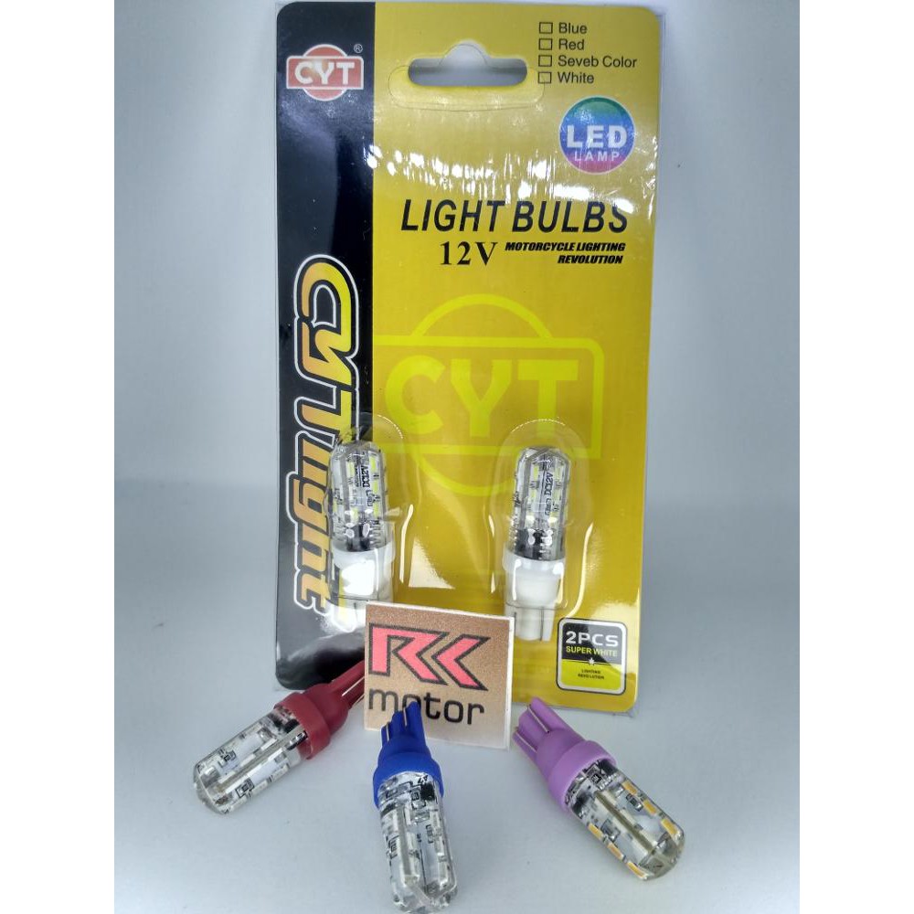 Bohlam Lampu senja LED motor mobil model kedip flash strobo terang
