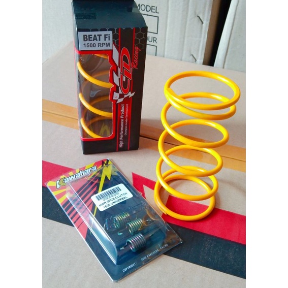 PAKETAN PER CVT CLD 1500RPM BEAT FI/ESP SCOPY FI + PER KAMPAS GANDA KAWAHARA 1500RPM