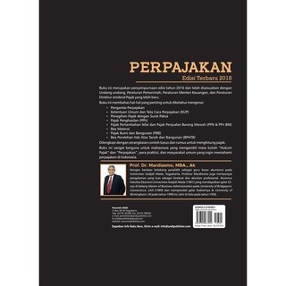 Jual Buku Perpajakan Edisi Terbaru 2018 - Mardiasmo BUKU ORIGINAL ...