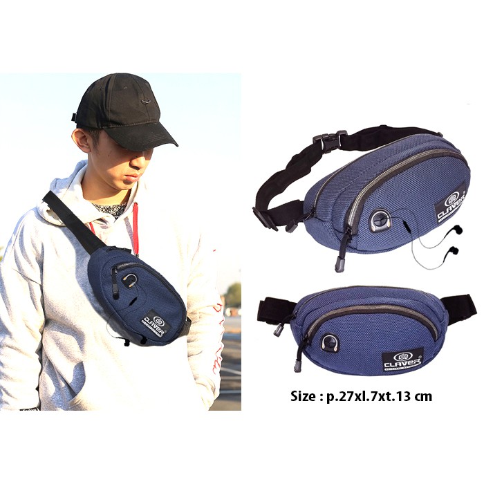 WAISTBAG  SLINGBAG  CLAVER tas Slempang Outdoor Travel