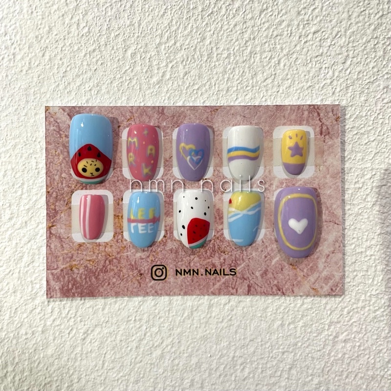 Press on nails mark / kuku palsu mark / mark fakenails