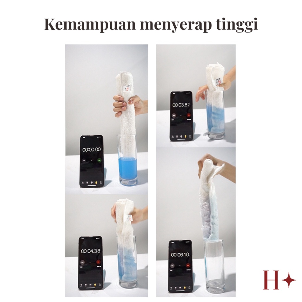 H✦ Mizar Kain Lap Microfiber Multifungsi Lap Dapur