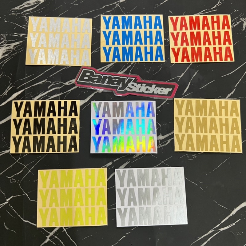 STICKER STIKER YAMAHA UKURAN 6 CM CUTTING