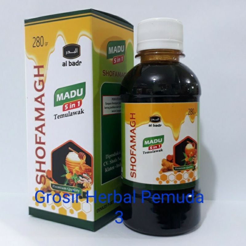 

SHOFAMAGH Madu Magh Madu Sehat Lambung 280gr Madu Temulawak Kunyit