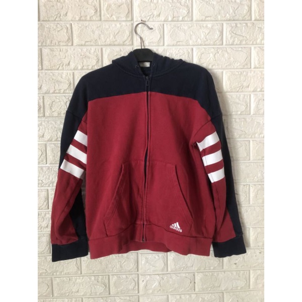 Hoodie zip Adidas 3tone