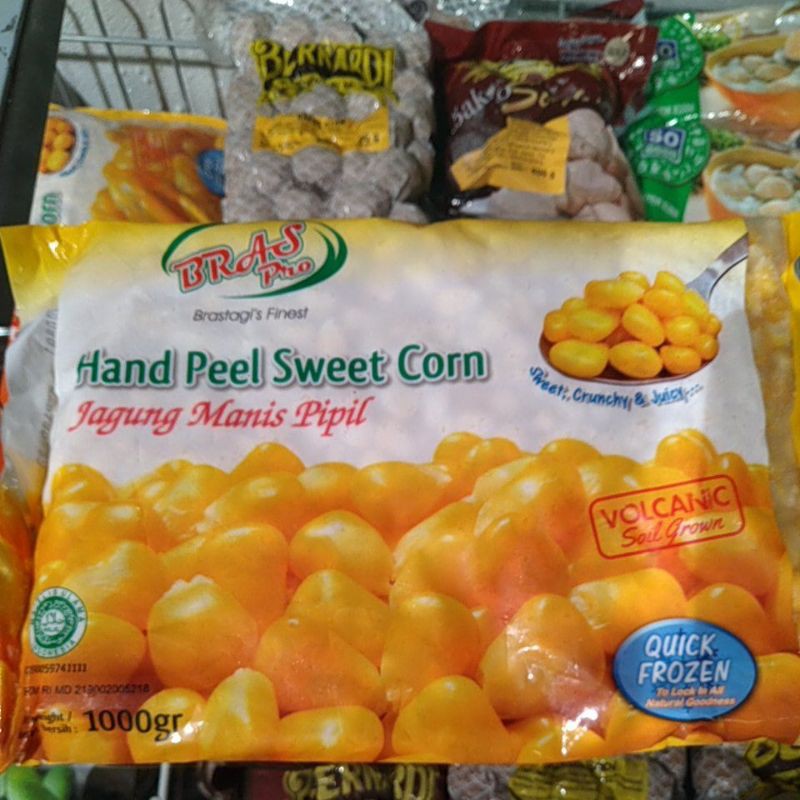 

Bras pro frozen hand pell sweet corn 1000gr
