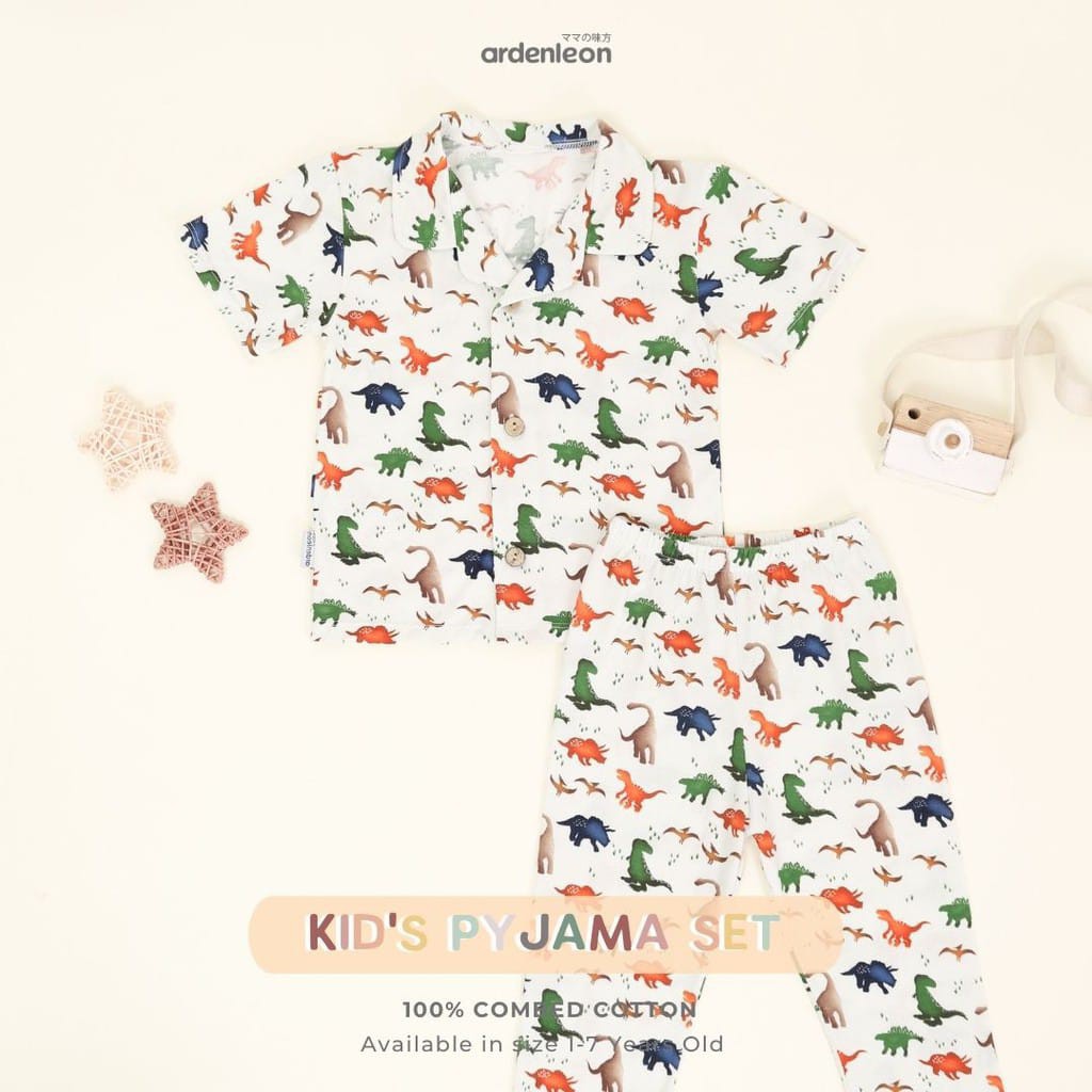 ARDENLEON kids piyama print set / baju tidur anak