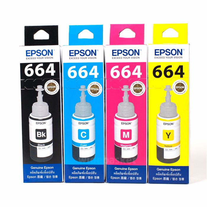 Tinta Epson T664 - Tinta Epson L100 L110 L120 L200 L210 L300 L310 - Original