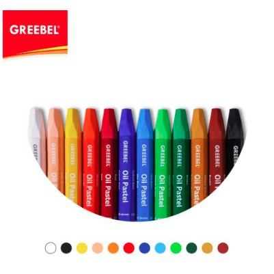 IDOLAKU GREEBEL Crayon/Krayon Kids Oil Pastel 12 Warna