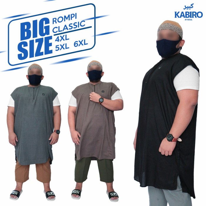 Sholat-Rompi- Big Size 4Xl Rompi Shalat Rosal Classic (Kurta Sholat Pakistan) -Rompi-Sholat.