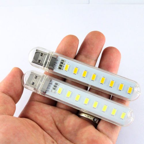 Hot Sale/Lampu Buku LED Mini Portable USB/Lampu Buku Baca DC5V Ultra Bright/Lampu Malam USB Warm White