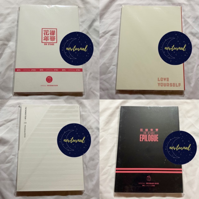 BTS - Love Yourself LY LYS Wings HYYH Epilogue On Stage World Tour Official Program Book 2015 2016