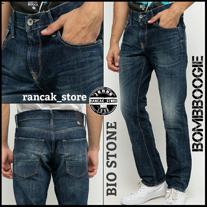 grade ori jeans standar bombboogie pria bayar di tempat